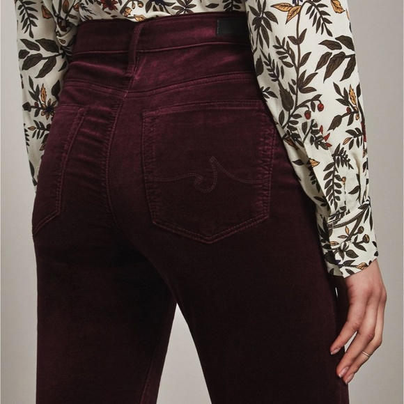 NWT AG The Farrah High Waist Velvet Jeans - Picture 5 of 7